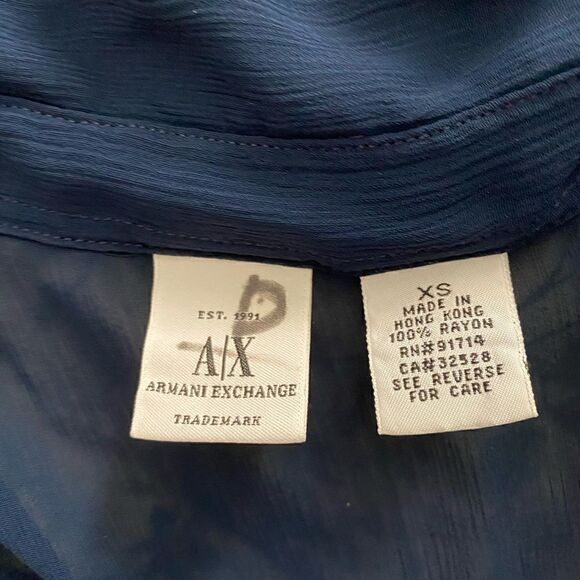 Armani exchange button up blouse - Picture 12 of 12